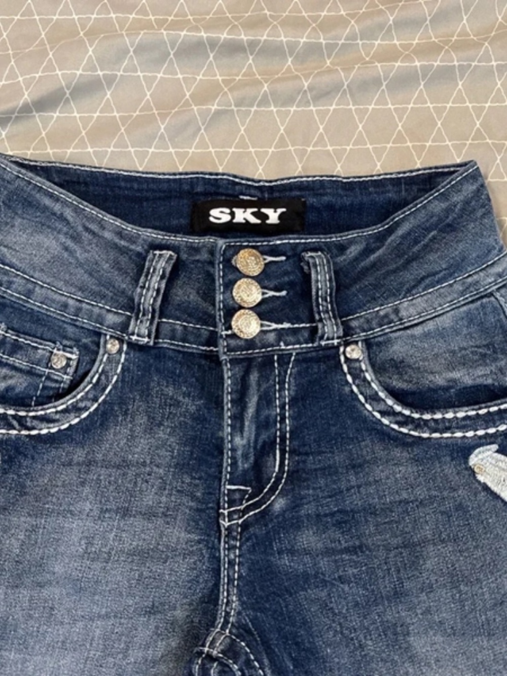 Y2K Sky Collection Flared jeans - Picture 4 of 5